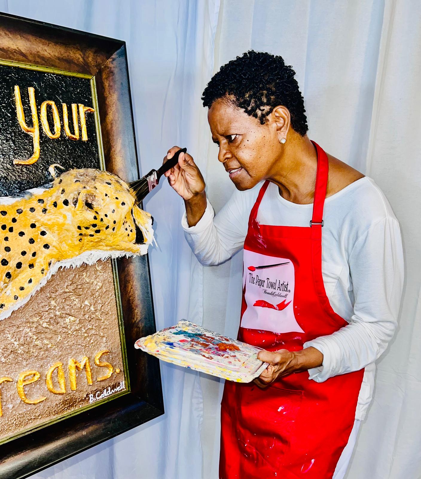 Brenda Caldwell’s Journey of Becoming “The Paper Towel Artist”