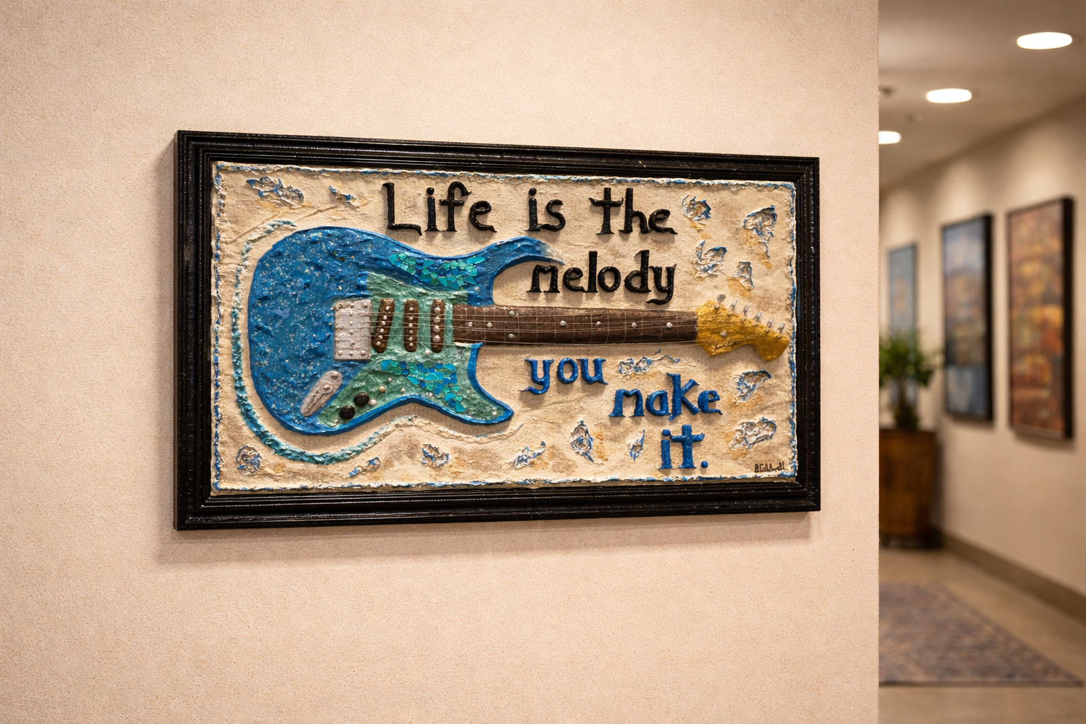 Life Is the mlody you make it- 3D Sculpting Art